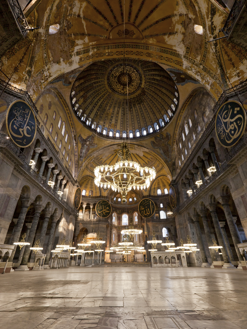 Marble Door in the south gallery of Hagia Sophia